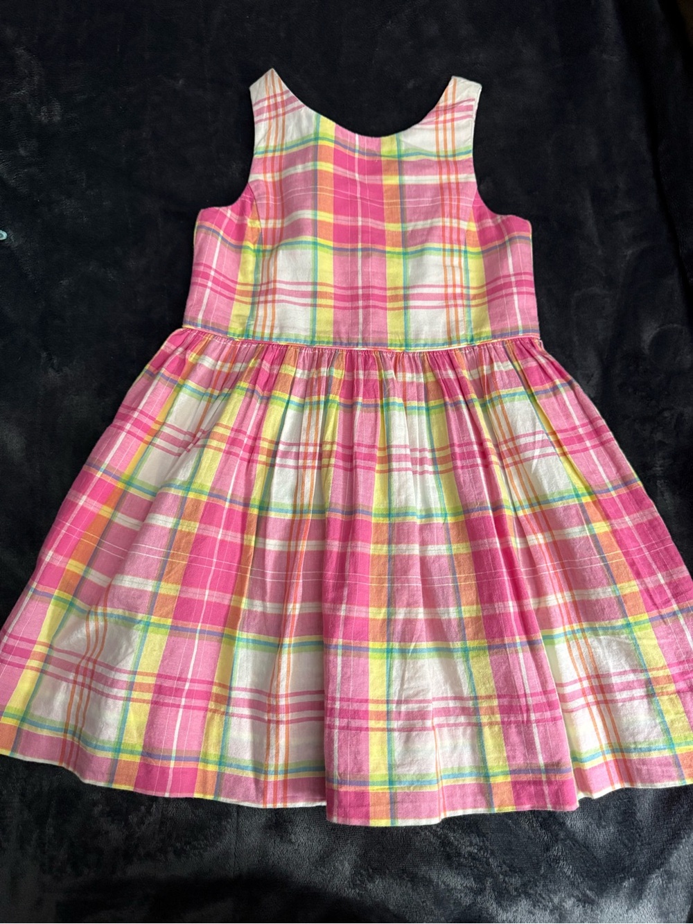 Polo Pink Plaid Dress